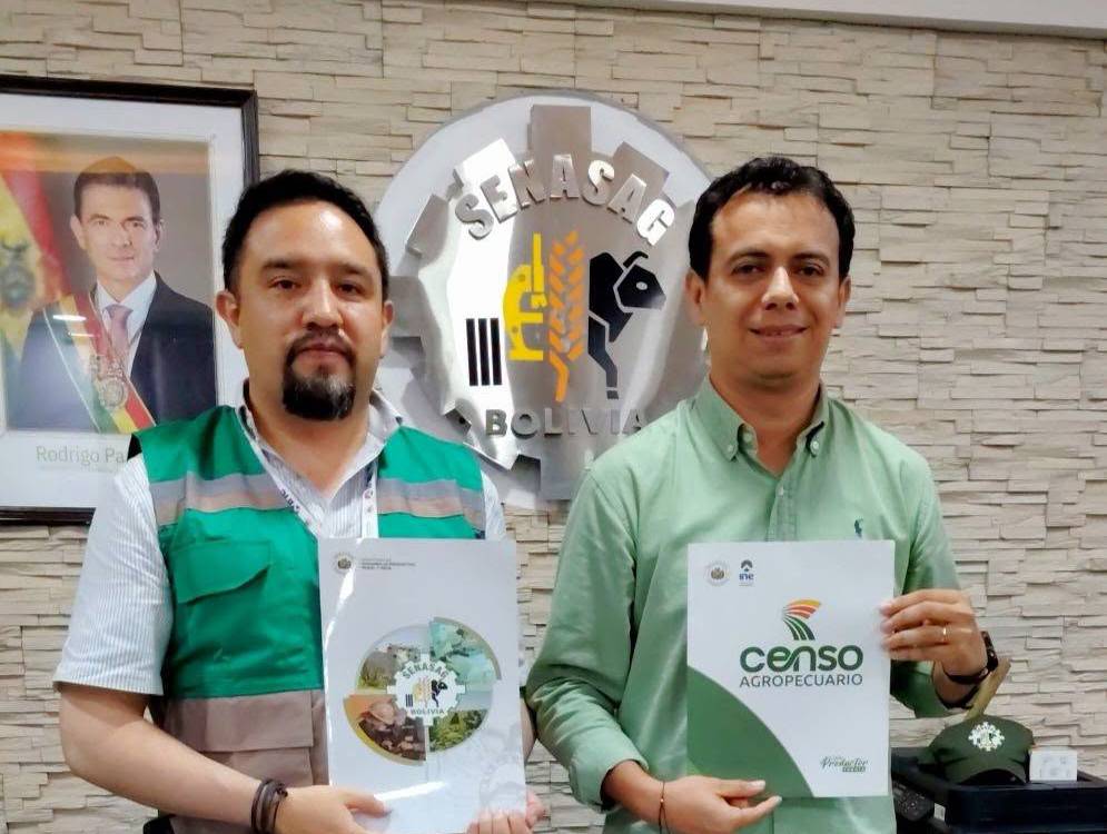 Senasag e INE establecen colaboración para el Censo Agropecuario 2027