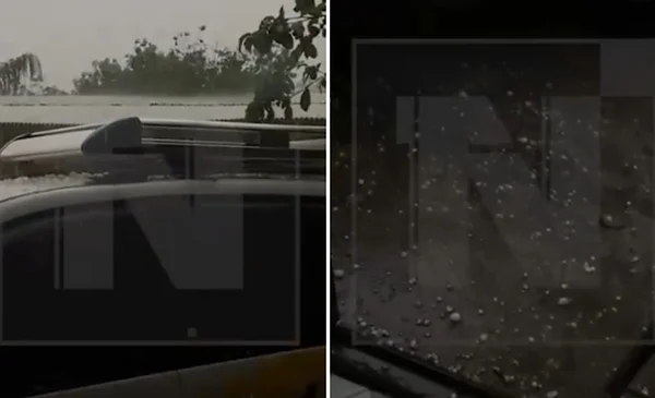 Inesperada tormenta de granizo sorprende a Mapiri