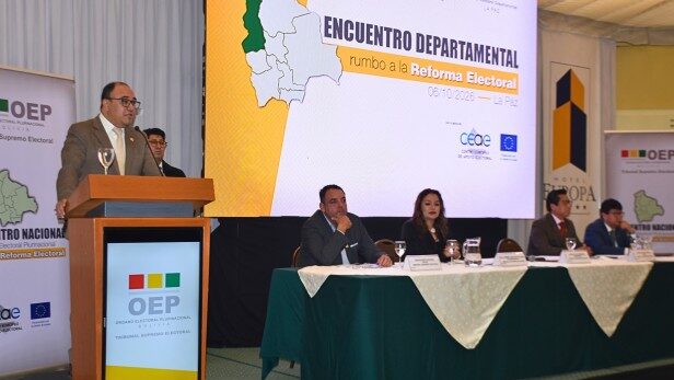 Reunión en La Paz busca fortalecer la reforma electoral