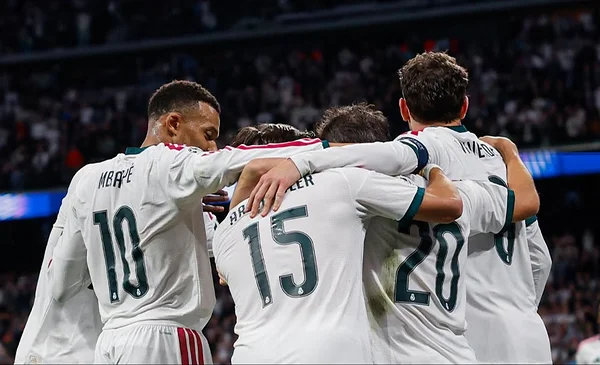 El Real Madrid logra una contundente victoria ante el Leipzig en Champions